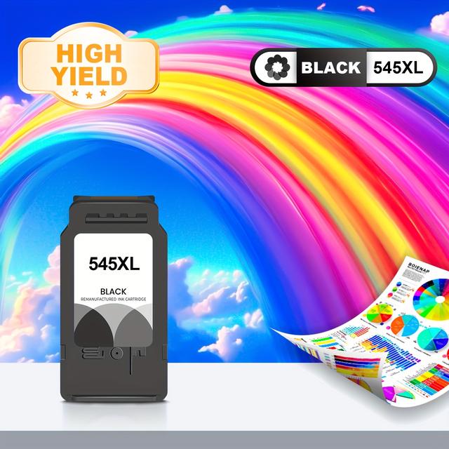 TEMU Cartouches d'encre remanufacturées PG545XL CL546XL de remplacement pour encre PG545XL CL546XL pour imprimantes Canon TS3355 TS3350 TS3150 MG3050 MG2950 TR4550 TR4650 MX495
