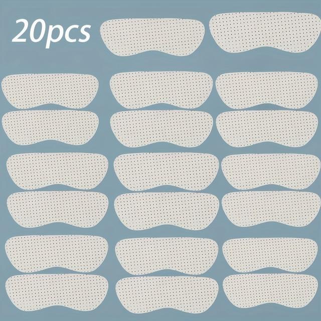 TEMU 20 قطعة وسادات دعم الكعب والقوس الناعمة الماصة للصدمات - لاصقة غير قابلة للانزلاق للأحذية ذات الكعب العالي، الأحذية الرياضية، والأحذية الرسمية | عديمة الرائحة | طوال اليوم وحماية من احتكاك القدم