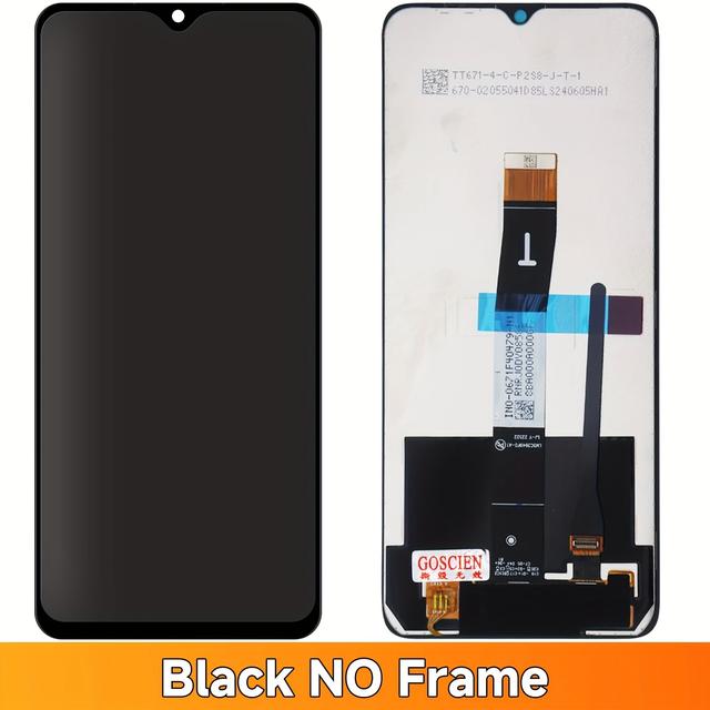 TEMU For Xiaomi Redmi 12c Touch Screen Digitizer Assembly With Frame 6.71 Inch Lcd Display Compatible - Gift For Kits