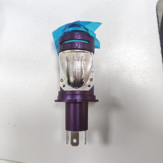 TEMU Newly Led Lens Headlight Bulb Projector H4/9003/hb2 Led 6000k Beam Apply For Car & Motorcycle