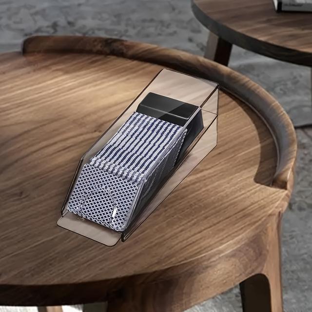 TEMU 1 Set Of Additions, Transparent Acrylic Storage Box, Game Supplies, Tabletop Card , Dealer Tools