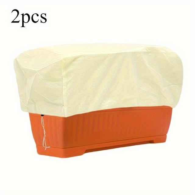 TEMU 2er-Set Winterpflanzenschutz - Wiederverwendbarer Vliesstoff, Frostschutz für , Hervorragende Isolierung