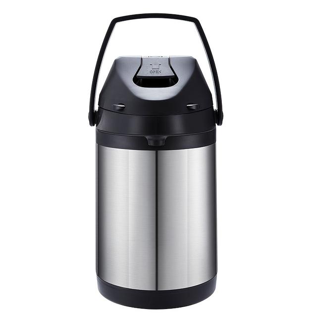 TEMU 3l Stainless Steel Vacuum Insulated - Leakproof, Portable Thermal Bottle For Hot And Cold Beverages, Ideal For Home, Office, And Outdoor Use