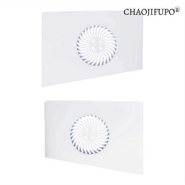TEMU 2pcs Ps5 Slim Console Panels With Heat Dissipation Design - White Ac Surface Case, Gaming Accessories, Gaming Console Accessories | Modern Gaming Setup | Sleek Gaming Design, Gaming Console