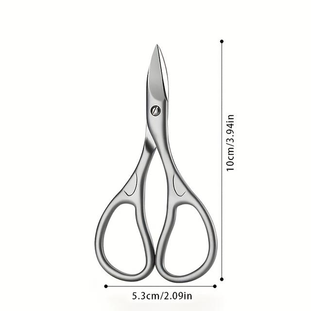 TEMU 1pc Professional Nail Cutter Scissors Eyebrows Eyelash Manicure Pedicure Fingernail Toenail Clipper