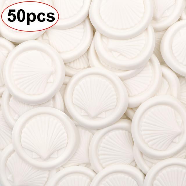 TEMU 25/50/75pcs Embossed Shell Wax Seal Stickers, Golden/white/grey Self-adhesive Stickers, Wedding Invitation Envelope Seal Stickers, Perfect For Invitations, Envelopes, Gift Wrap