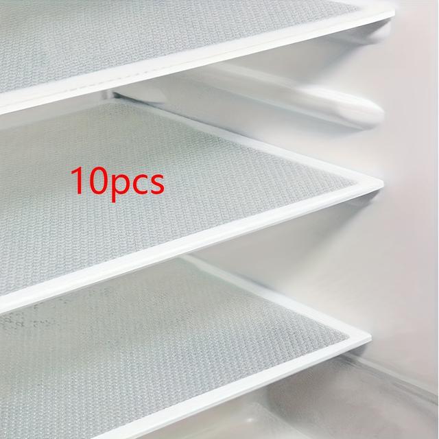 TEMU 10pcs Of Refrigerator Mats, Cabinet Drawer Liners, Easy-to-clean Placemats, And Heat-resistant Coasters.