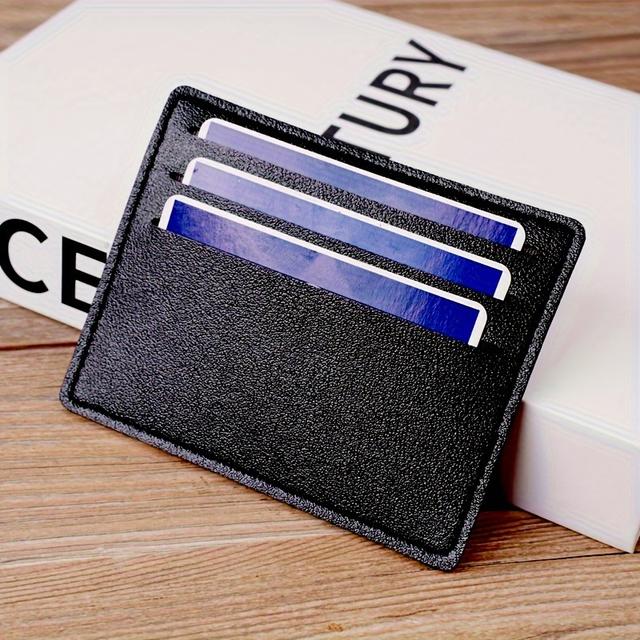 TEMU Simple Document Bag, Light And Thin Small Card Holder, Document Holder, Convenient To Carry Small Card Case, Credit Card Bag, Travel Card Bag