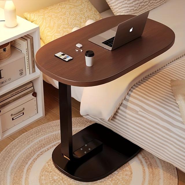 TEMU Light Luxury Bedside Table, Living Room And Bedroom Bedside Shelf, Simple Small Table, Balcony Coffee Table