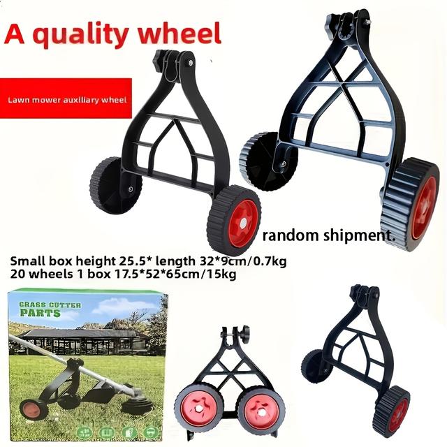 TEMU 1pc Lithium Battery Lawn Mower Bracket Auxiliary Wheel Lawn Mower Bracket Auxiliary Wheel Weeder Mobile Auxiliary Wheel