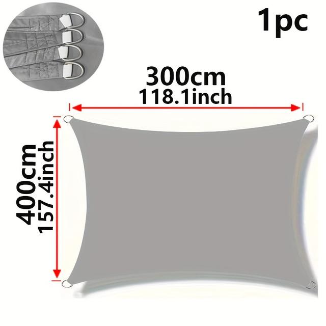 TEMU A Sunshade Canopy For Outdoor Use, Suitable For Gardens And , Rectangular Pool Covers, And Sunshade Sails