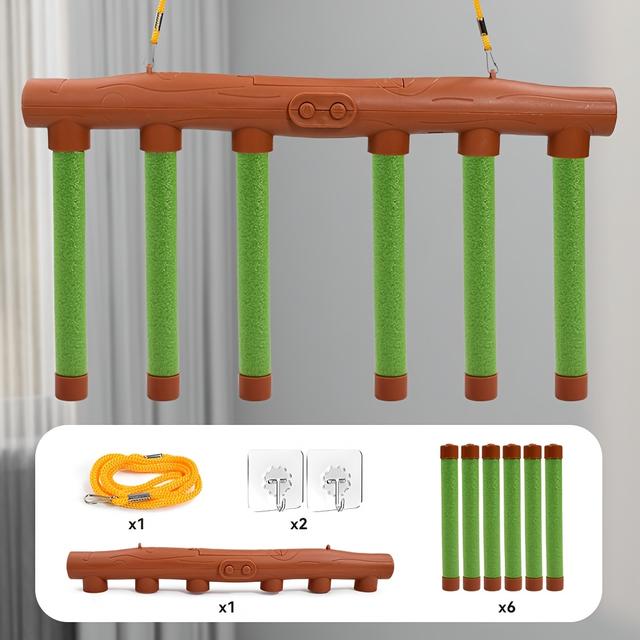 TEMU Portable Challenge Drop Stick Game, Eye-hand Coordination Training Game, Parent- Interactive Party Toy Christmas Gift