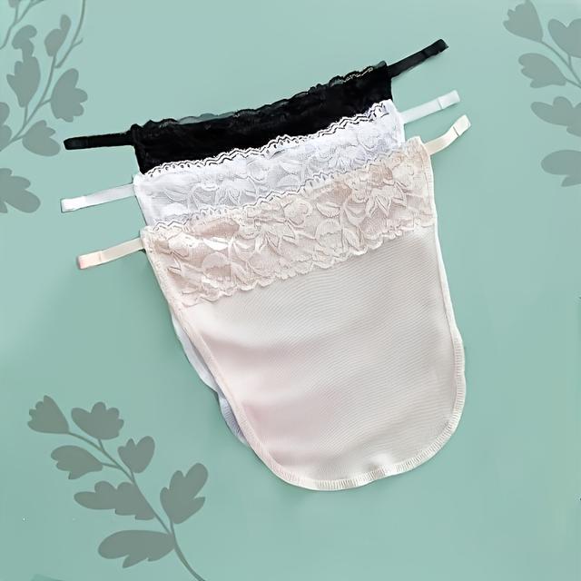 TEMU 3pcs Chest Topper Bra Bra Bra Chest Piece Female Cover Inside With Anti-slip Wiper Cloth Wrap Chest