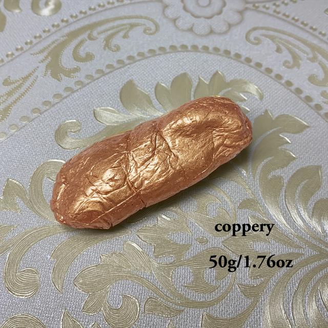 TEMU 6-pack Metallic Polymer Clay, Bronze, 50g/, Shiny Metal Resin Clay, Fine Texture, Handcrafting Material For Pottery Sculpting And Ceramic Carving, Ideal For Artistic Projects And Crafts