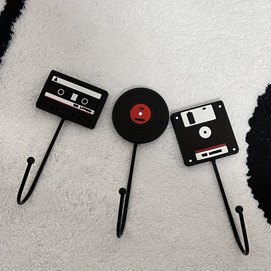 TEMU 3pcs Ganchos de Estilo para Oficina - Fácil Instalación, Sin Taladro, Multiusos para Auriculares, Ropa, Mochilas y Más - Adhesivo Fuerte, PVC Anticorrosión