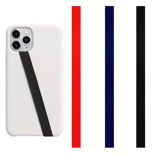 TEMU 재사용 가능한 폰 그립 스트랩 (3팩) - 무선 충전 호환, 아이폰 및 케이스용 분리 가능한 루프 홀더