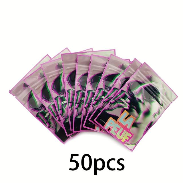 TEMU 20pcs/50pcs Of Resealable Bags With Stylish Patterns For Men, Storage Bags Featuring Unique Cartoon Designs, Measuring 2.76*3.94 Inches, Reusable Product Bags, Ideal For Christmas Supplies