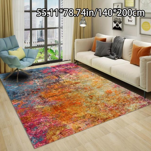 TEMU 1pc Home Decor | Non-slip, Machine Washable, Versatile For Living Room, Bedroom, Entrance, And Outdoor Use | Available In Multiple Sizes