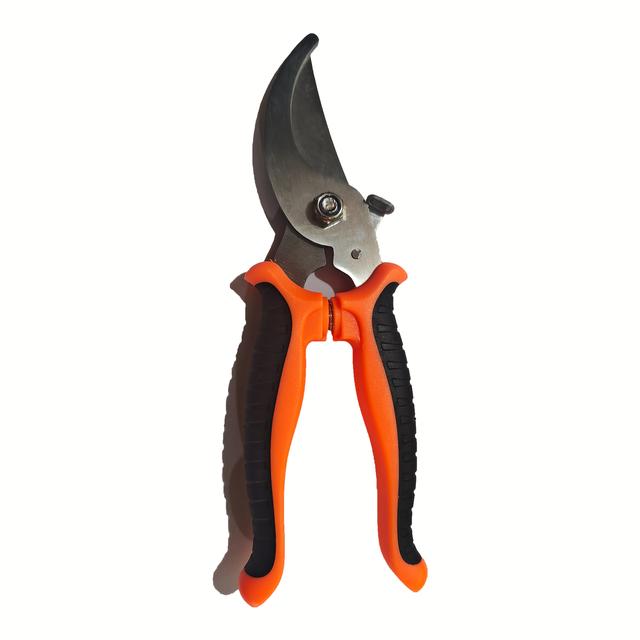 TEMU Nerezové zahradní nůžky, silné nůžky na sklizeň ovoce, nůžky na prořezávání větví, multifunkční, protiskluzové, odolné a dokonalé zahradní nářadí