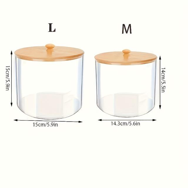 TEMU Recipientes para Armazenamento e Organização de Banheiro, Latas