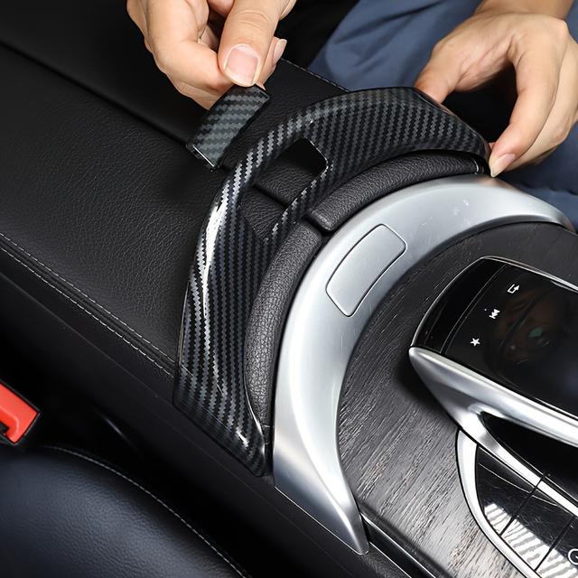 TEMU Dekoband-Set für die Mittelarmlehnenabdeckung, passend für Mercedes-Benz GLC W205 X253 Modelle von 2015 bis 2021, einschließlich , , C250, , GLC250 und GLC300 ( W205 / X253) Auto-Innenraum.