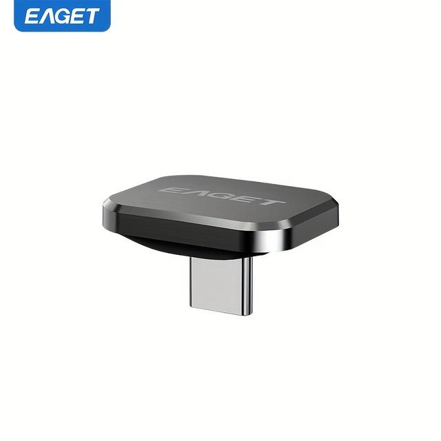 TEMU Eaget Type-c Usb2.0 Flash Drive, 8gb/16gb/32gb/64gb External Storage, Metal Button Design, Plug And Play For Iphone17/16/15, Pc/laptop