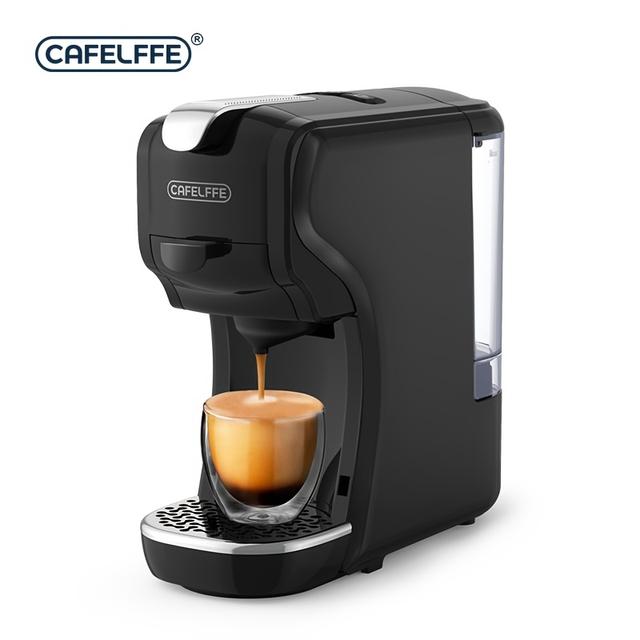 TEMU Cafelffe Macchina da Caffè a Capsule per Espresso, DG Cappuccino Nes Capsule Maker, un Regalo per le Persone Care, Inclusi Papà e , con Opzioni e Fredde a 19 Bar