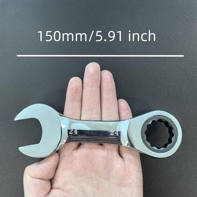 TEMU Llave de trinquete mini: herramienta de acero al carbono compacta y conveniente para aplicaciones industriales