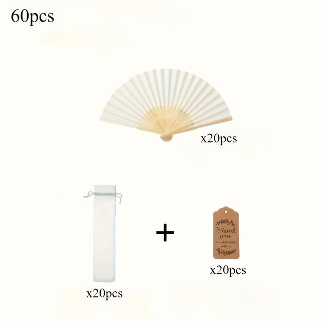 TEMU 60/90 unidades de abanicos plegables de mano, recuerdos de boda, abanicos, regalo de para invitados, decoraciones para fiestas, recuerdos para fiestas