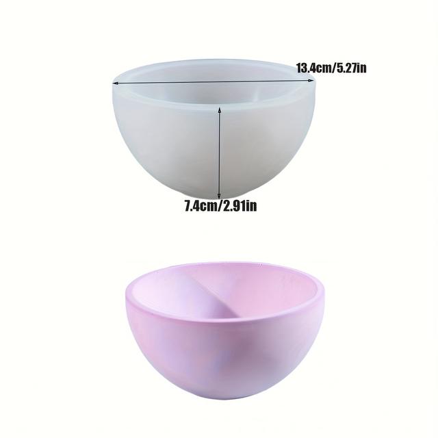 TEMU Molde de silicona para de bandeja de almacenamiento, para resina epoxi, yeso, cemento, vaso de velas, molde para contenedor de macetas de flores de acuario, para regalos de decoración del hogar