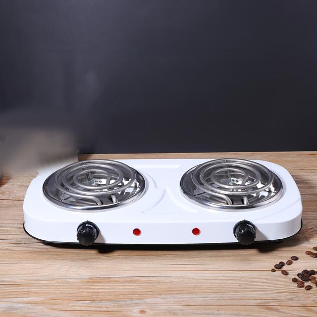 TEMU Estufa Eléctrica de Mesa de 2000W con Quemador | Construcción Metálica, Ajustable, para Vaporizar, Cocinar y Más, con Control de