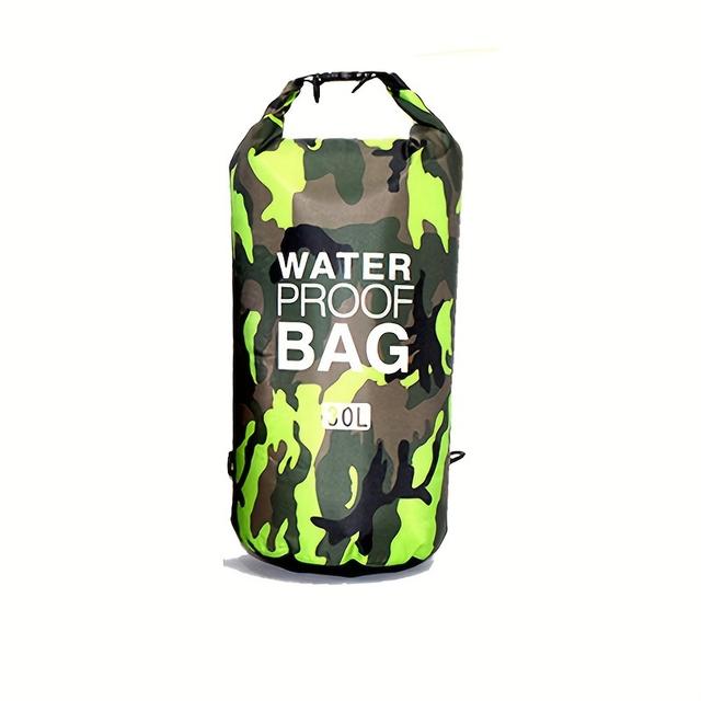 TEMU Camouflage Color High-, Camouflage Color Drift Bag, Floating Backpack 5l/10l/15l/20l/30l, Roll Can Keep The Equipment Dry, For Kayaking, Drift, Boating, Swimming, Camping, Hiking, Fishing