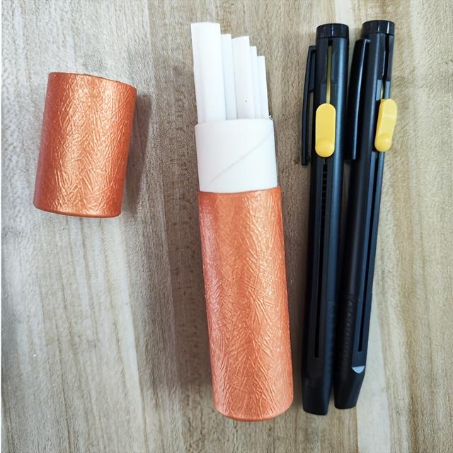 TEMU 22 piezas/juego de lápices de tiza para coser, marcador de tela, tiza de , lápiz de marcar y trazar para coser que desaparece