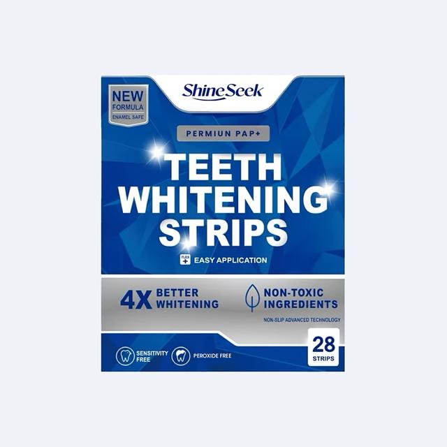 TEMU 14 Pairs/28 Strips Upgraded New 4x Teeth Stickers, Portable & Non-irritating Brightening Toothpaste