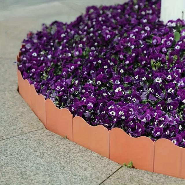 TEMU 20 pezzi Recinzione da giardino, Decorazione per corridoi, Recinzione per piantagioni in plastica, Giunzione , Recinzione per orticoltura