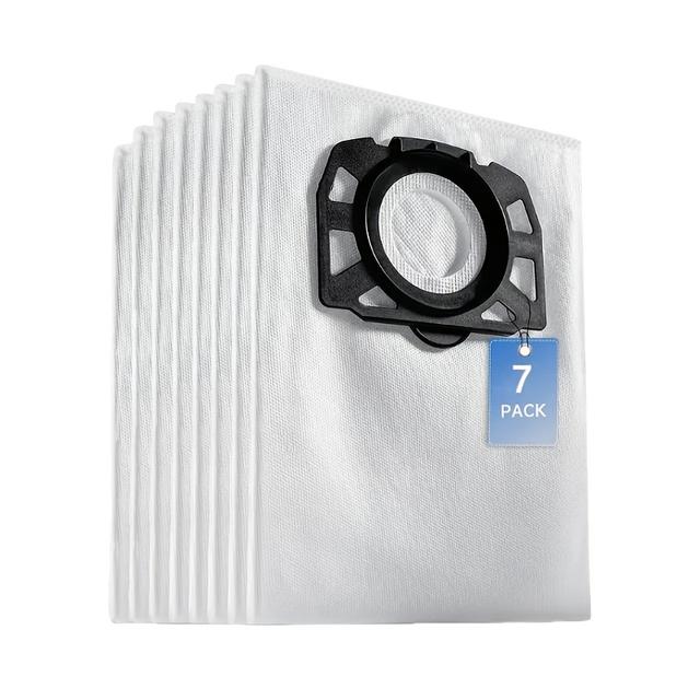 TEMU 7 Sets Of Kfi 357 Vacuum Cleaner Bags Designed For Wd2 Plus, Wd3, Wd3 Battery, Se 4001, Se 4002, Kwd1-3, And Wd3.200 Wet/dry Vacuum Cleaners, Featuring Tear Resistance