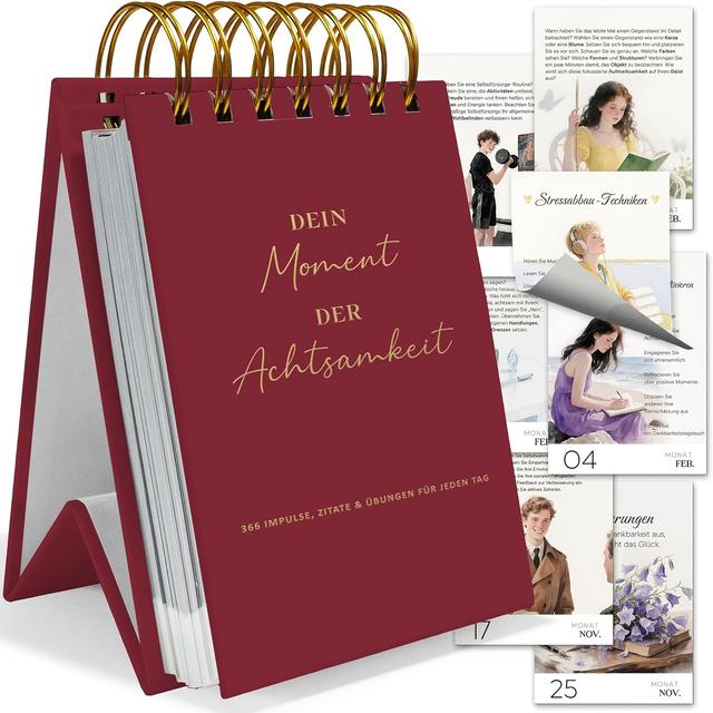 TEMU Biroyal Daily Tear-off Calendar, Mindfulness Calendar Promotes And Motivation, Of Mindfulness Calendar, Desktop Calendar Includes Mindfulness And Inspiration Exercises, Quotes