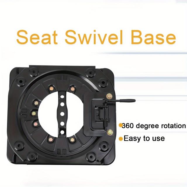 TEMU Rotatable Seat Base, Heavy Duty Seat Rotatable Base Steel Plate 360° Rotatable 130kg Load For Motorhome Boat Bus