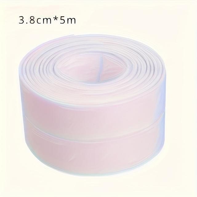 TEMU 5-meter Waterproof And Moisture-proof Tape, Ideal For Sealing Joints, Toilet Tanks, And Corners In Kitchens And Bathrooms.