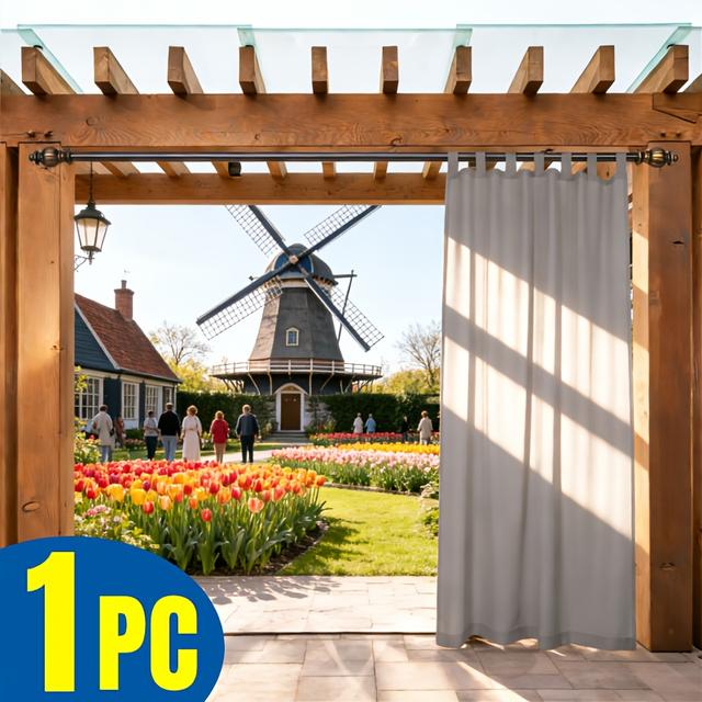 TEMU 1 szt. Zasłony zewnętrzne na taras, wysokiej jakości zasłony prywatnościowe na werandę, pergolę, altankę – 1 szt