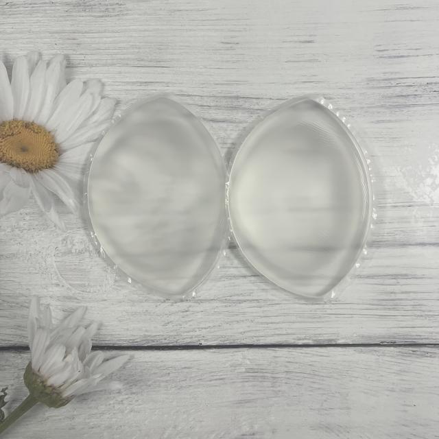 TEMU Průhledné neviditelné okamžité vložky pro zvětšení poprsí vhodné do bikin, plavek, na pláž a bazénové párty – Bez chirurgie/posilovny, přirozený zdvih a objem, pratelné lepicí vložky do plavek