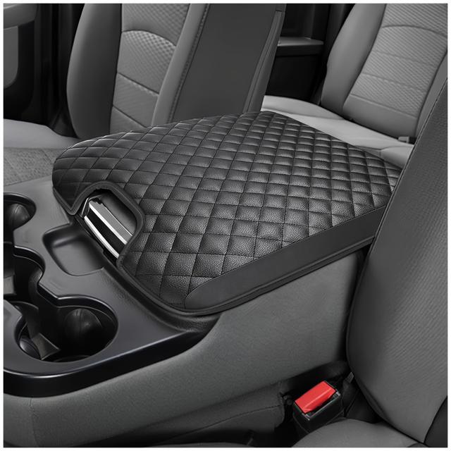 TEMU أغطية مساند الذراع مقاومة للخدش مناسبة لسيارات RAM 1500/2500/3500 والطرازات الكلاسيكية (2013-2024) | مقاومة للخدش، سهلة التركيب، حماية كاملة | تصميم خياطة سوداء