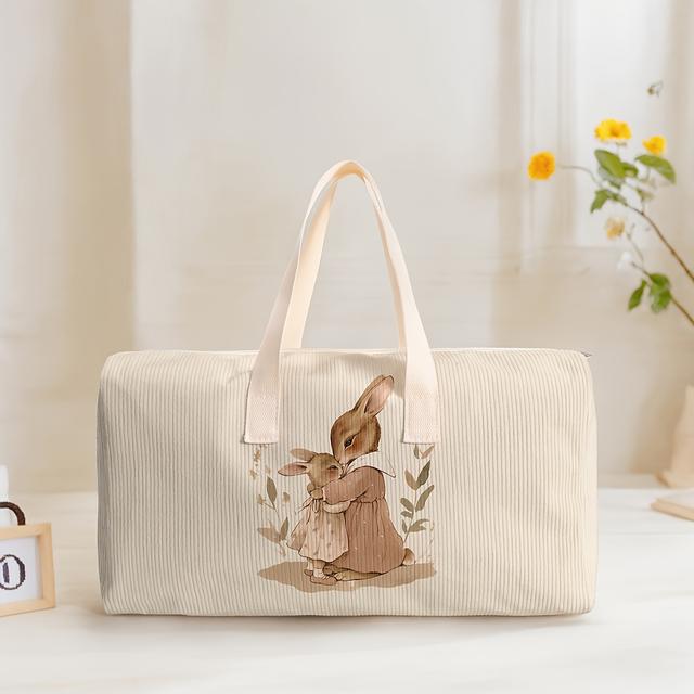 TEMU Bolso de Viaje de de Gran Capacidad con Estampado de - Estilo , Adecuado para Yoga, Gimnasio, Viajes de , Desplazamientos Diarios - en Neutrales ( en Yiwu)