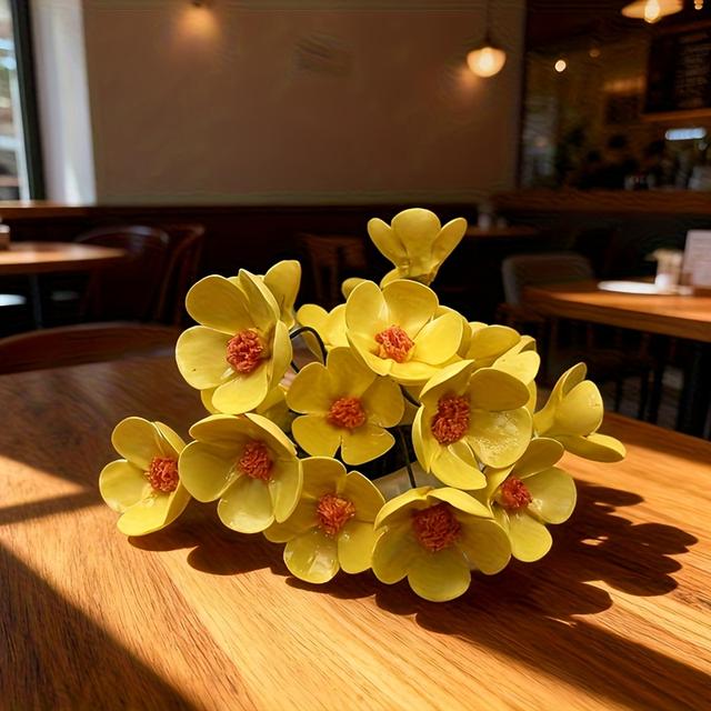 TEMU 생생하고 오래 지속되는 8개의 수제 세라믹 꽃. 실내 및 실외 가정 장식에 완벽합니다. 이 장인 정신으로 제작된, 퇴색 방지 세라믹 꽃은 발렌타인데이, 크리스마스, 어버이날을 위한 이상적인 선물입니다.