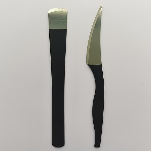 TEMU 2 ks Profesionální sada na péči o nohy z nerezové oceli - Stylová černá rukojeť, včetně ostříhatelky a hladkého škrabku, bez vůně, ideální pro domácí i salonní použití