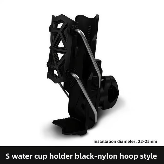 TEMU Adaptive Water Cup Holder Motorcycle Electric Vehicle Bumper Universal Water Bottle Holder Rotatable Foldable Water Cup Rack