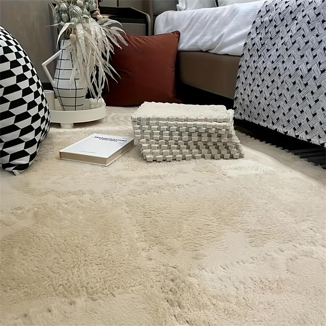 TEMU 10 piezas, Alfombras para Dormitorio y con Cobertura Completa en Lavables Cortantes Esponjosas Tatami, 11.8 x 11.8-