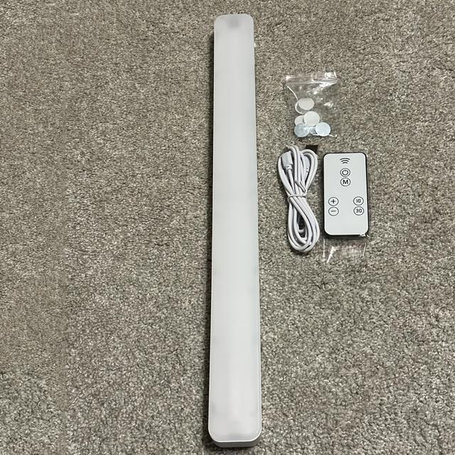 TEMU 1 Set Of Rechargeable Wireless Led Touch Reading Light, With Remote Control Magnetic Installation In Lighting, Makeup Mirror Portable Dimmable Light