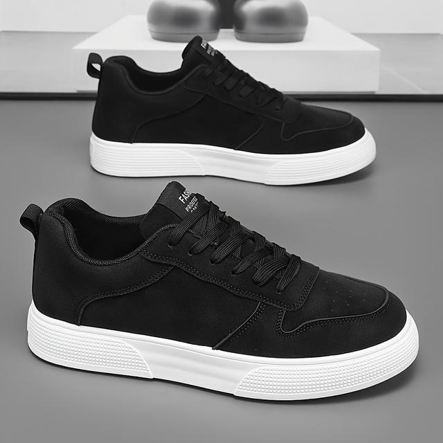 TEMU Sneakers, Men's Anti-slip Wear-resistant Fashion Shoes, Comfortable And Versatile Height-increasing Outdoor Walking And Skateboarding Shoes
