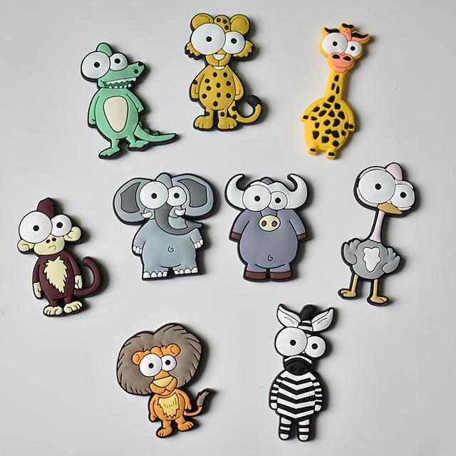 TEMU Large- Animal Soft Rubber Magnetic Stickers For , Fridge Magnets, Memo Decoration, And Gifts For Christmas, Black Friday, And Cyber Monday